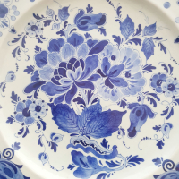 Wandbord Delfts Holland Regina